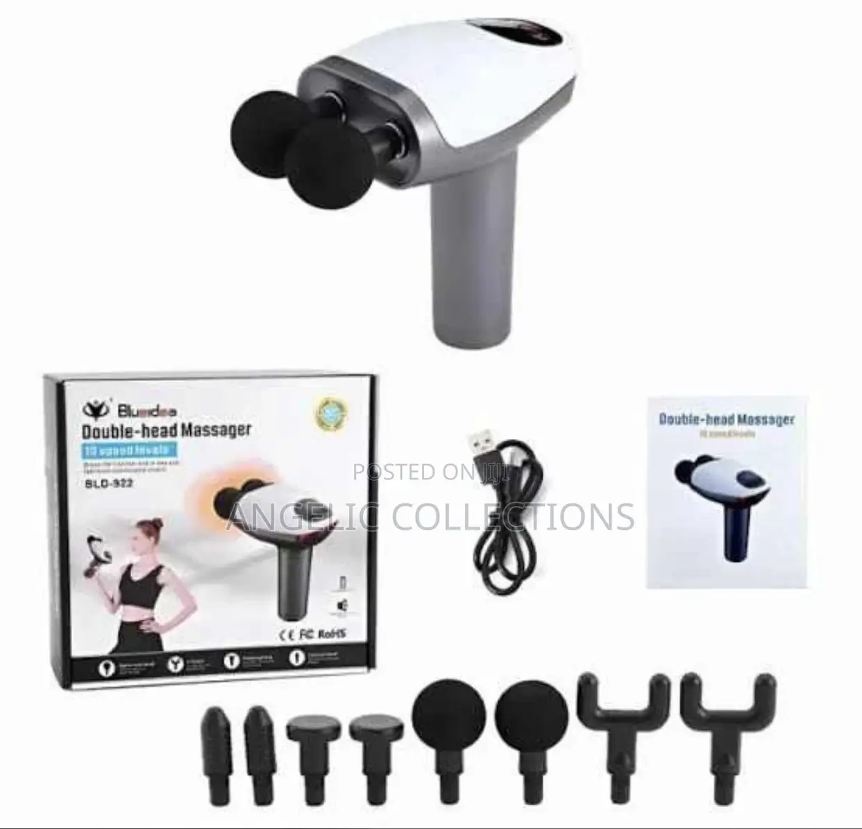 Double Headed Massage Gun