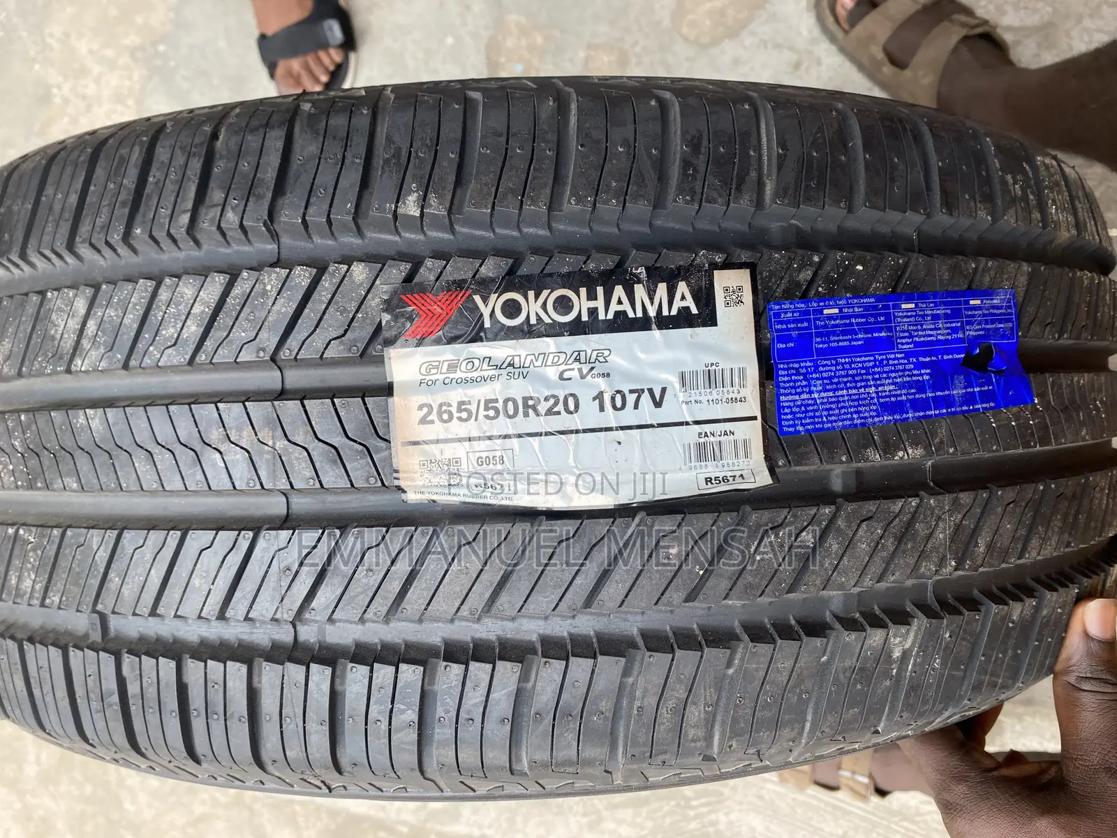 265/50r20 Yokohama Geolandar Cv G058