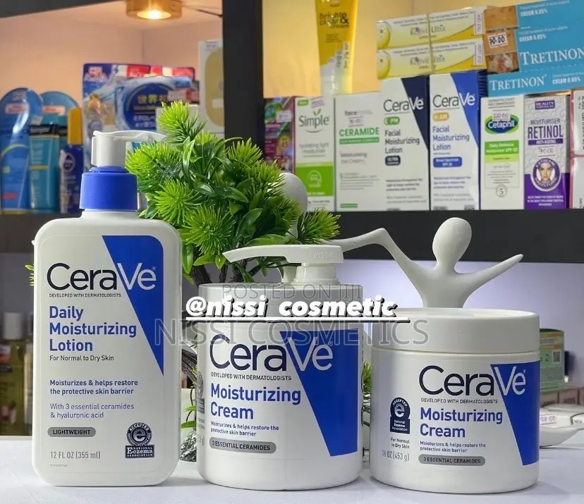 Cerave Body Cream and Lotion