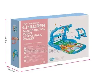 Multifunction Baby Piano Gym Mat and Walker