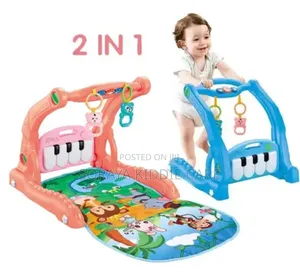 Multifunction Baby Piano Gym Mat and Walker
