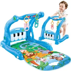 Multifunction Baby Piano Gym Mat and Walker