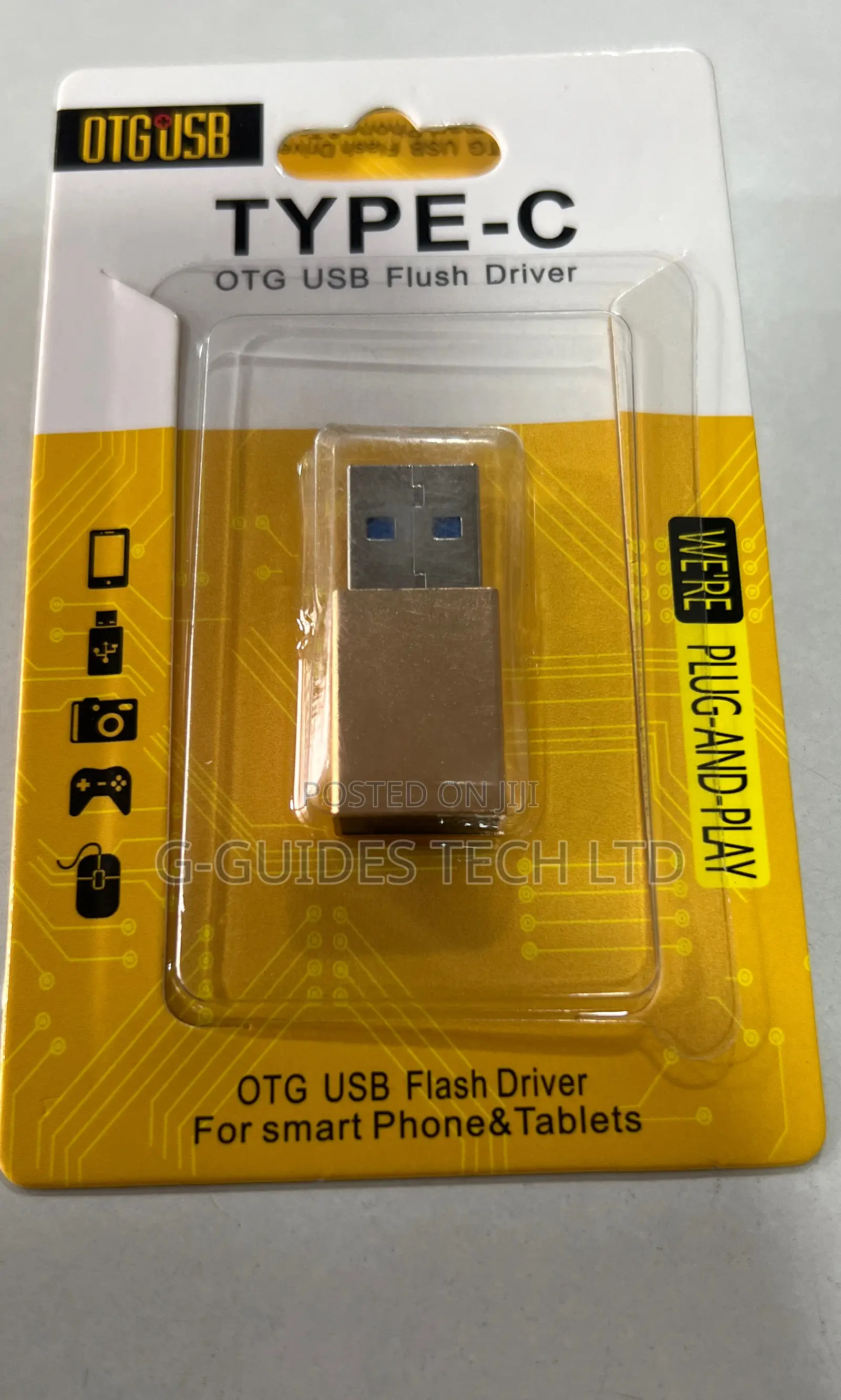 USB to Type-C Adapter, Type-C OTG USB Flush Drivers