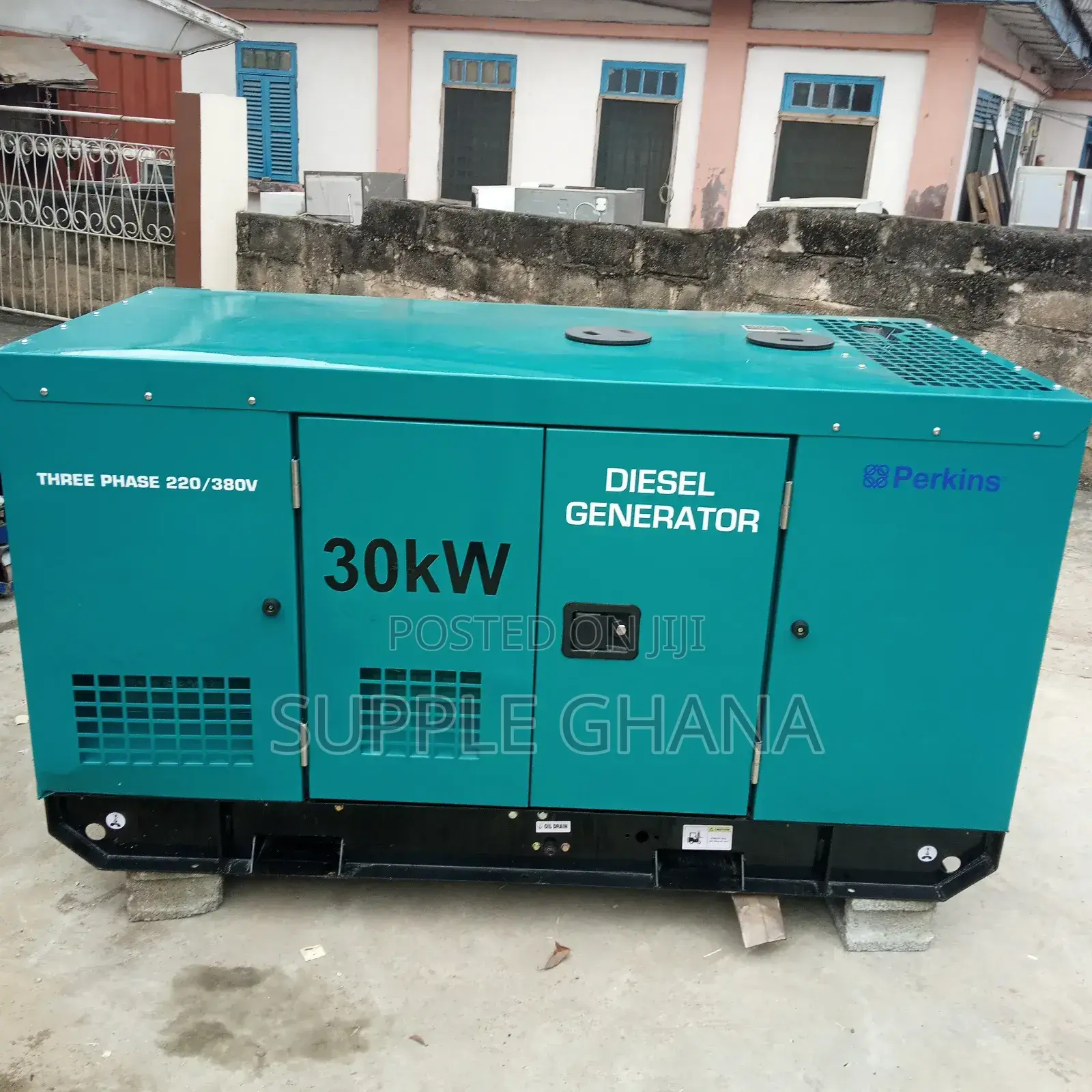 Perkins 30kva Generator 3 Phase Machine Correct Generator 