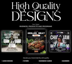 Graphic Design in Less Than 24hrs/Posters/Banners/Labels Etc