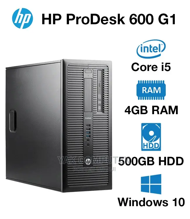 Desktop Computer HP EliteDesk 705 4GB Intel Core I5 HDD 500GB