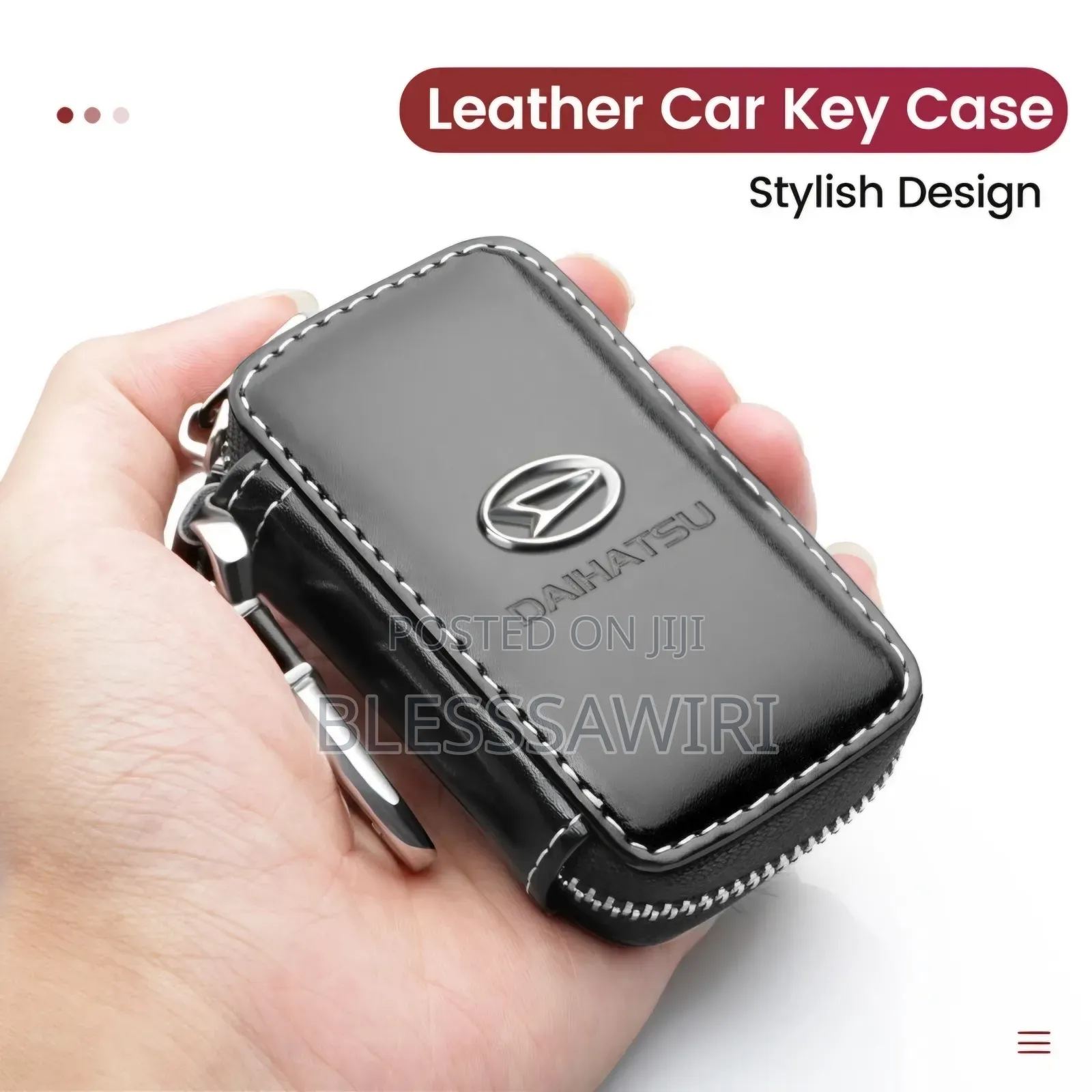 Car Pure Strong Leather Key Case Wallet