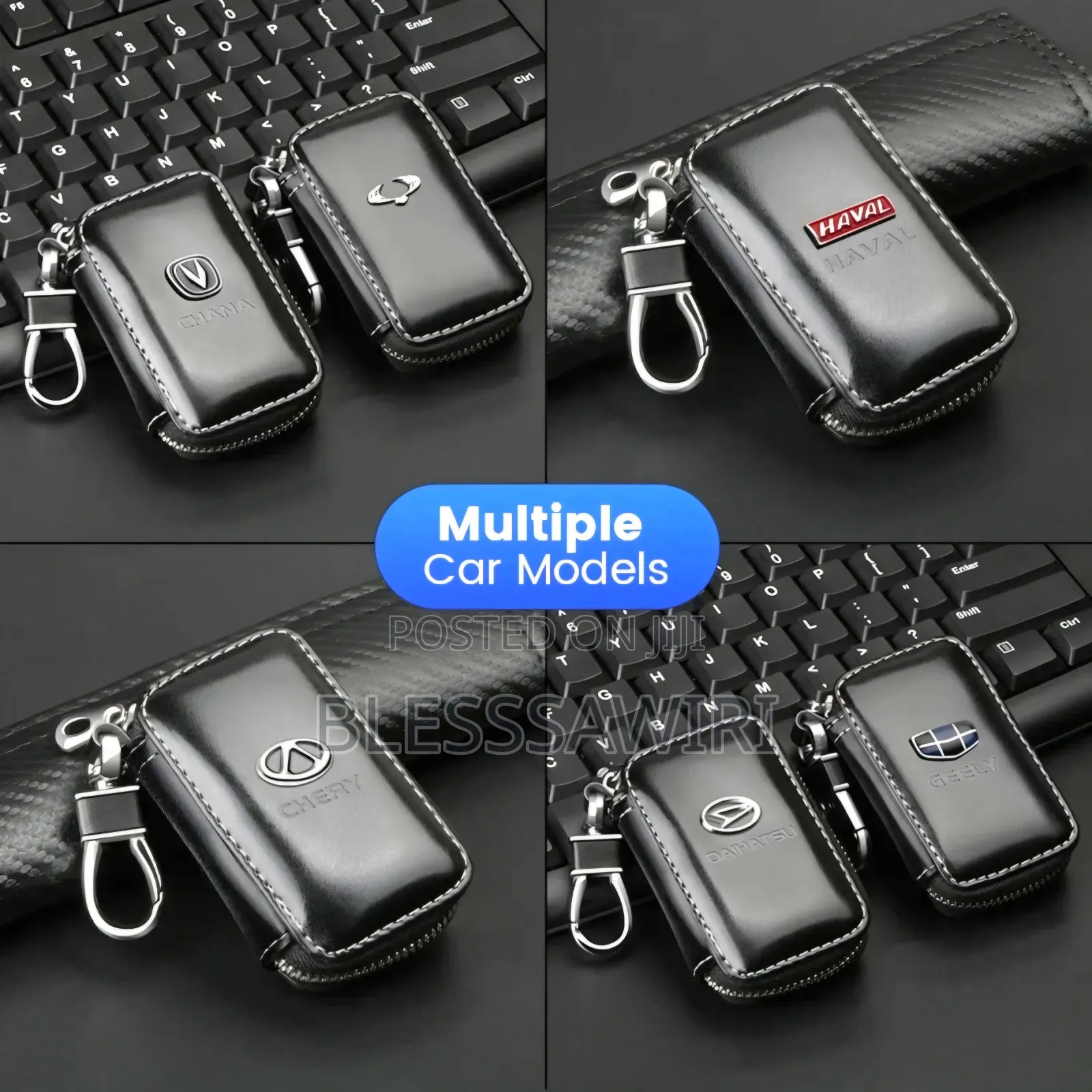 Car Pure Strong Leather Key Case Wallet