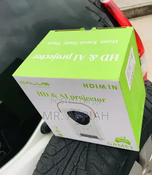 Durable Calus Hd AI Projector(White)
