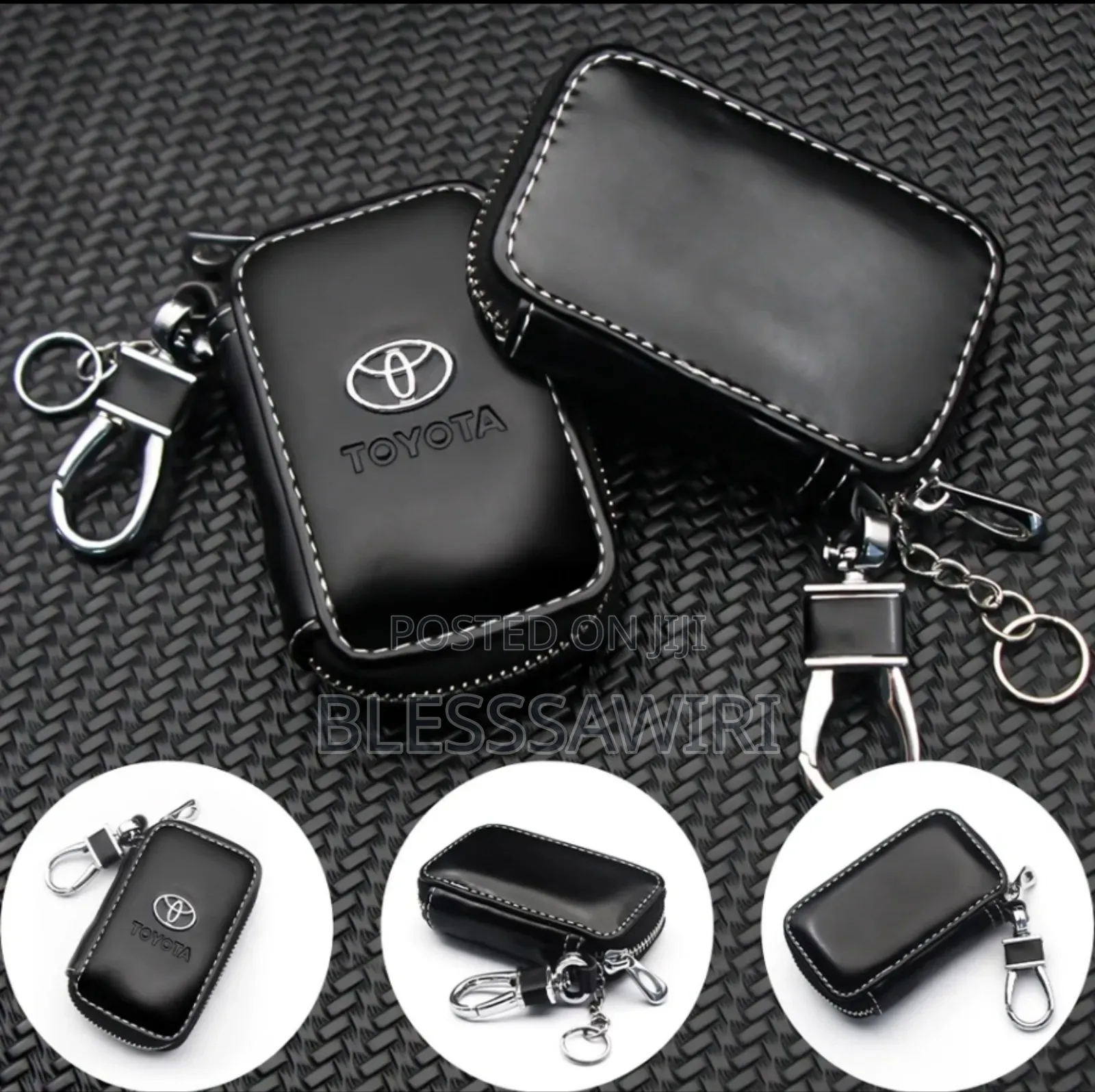 Car Pure Strong Leather Key Case Wallet