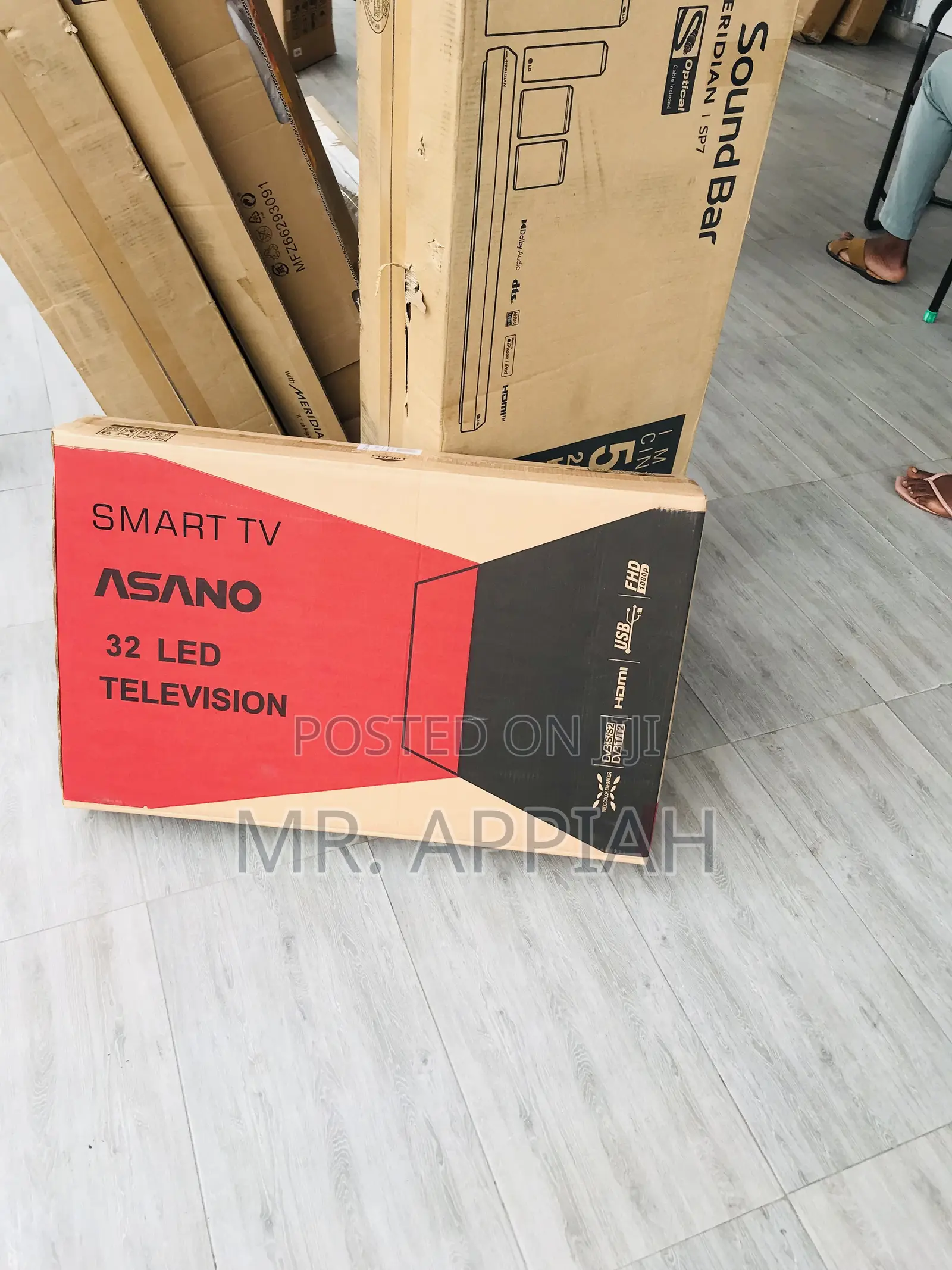Sleek Asano Digital Satellite Smart Television(Black)