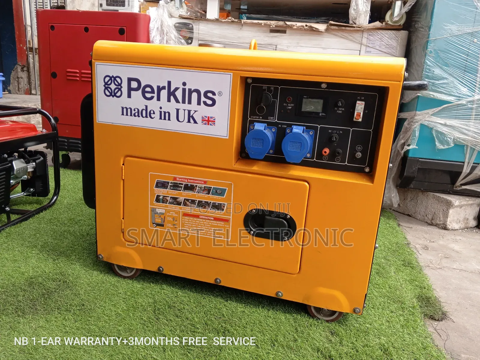 UK Made Perkins Generator 16500W Generator Silent Diesel