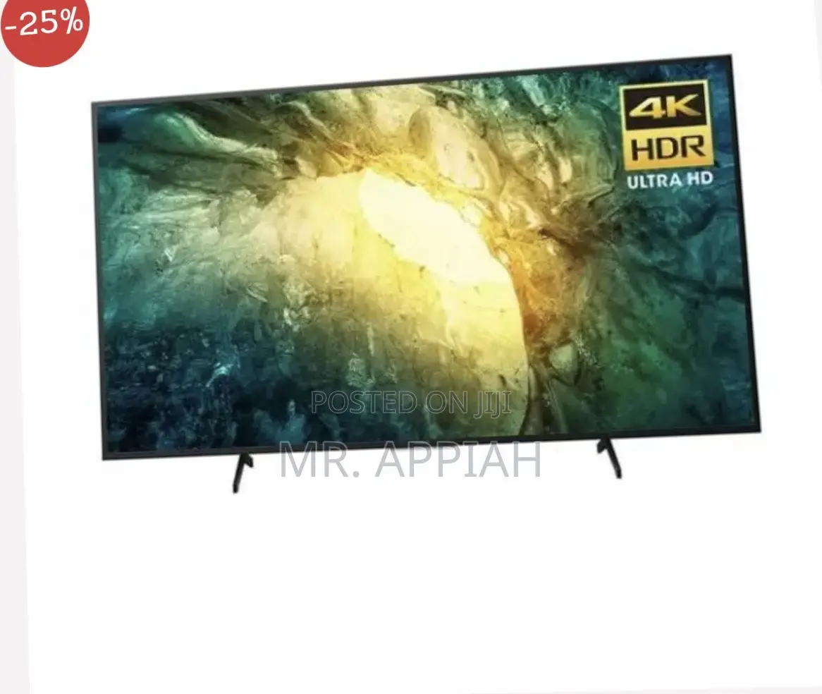 Sleek Sony 65X7500H 65 Inch Uhd Smart Television(Black).