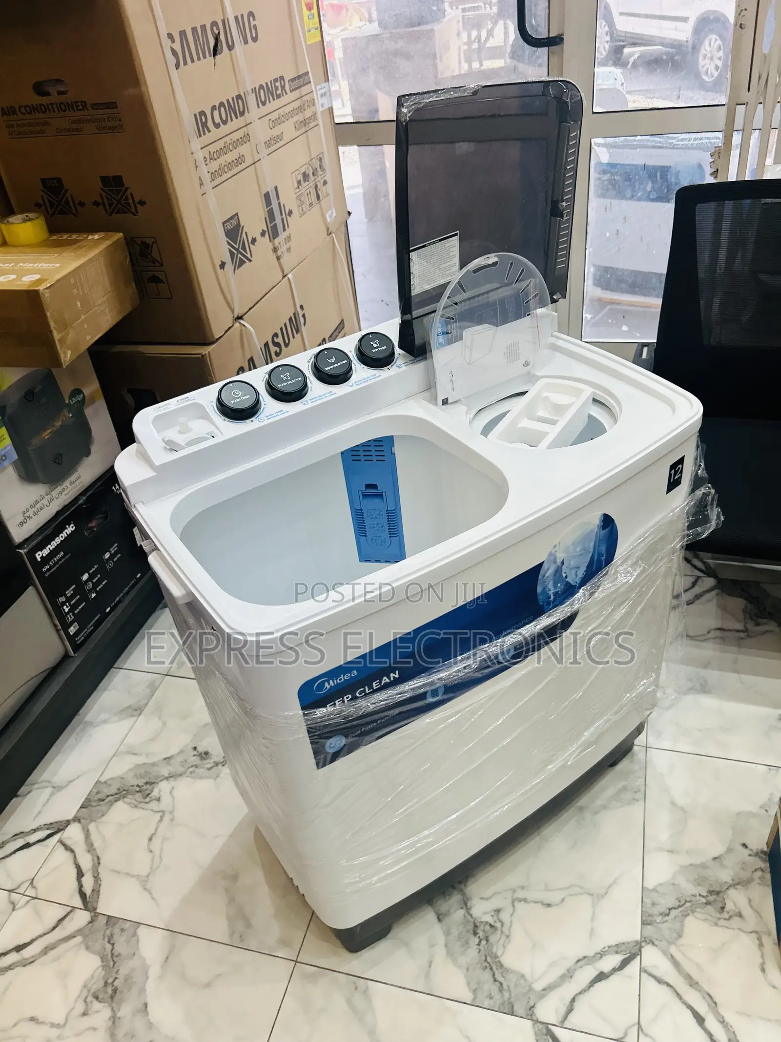 Freestanding Washing Machine 12kg Top Load Midea Twintub