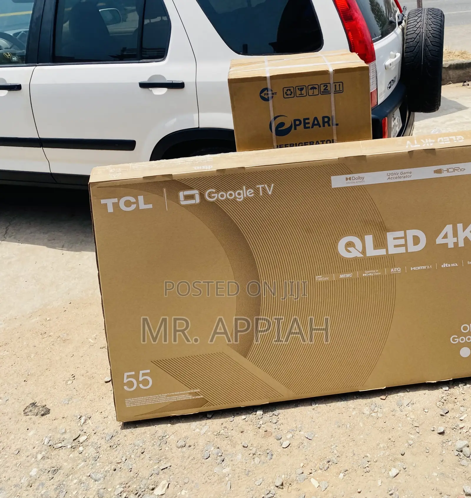 Authentic TCL 55c645 55” Qled Smart Television(Black)