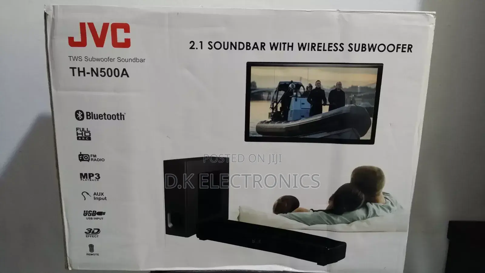 2026 JVC Th-N500 Short Wireless 2400 Watts Soundbar