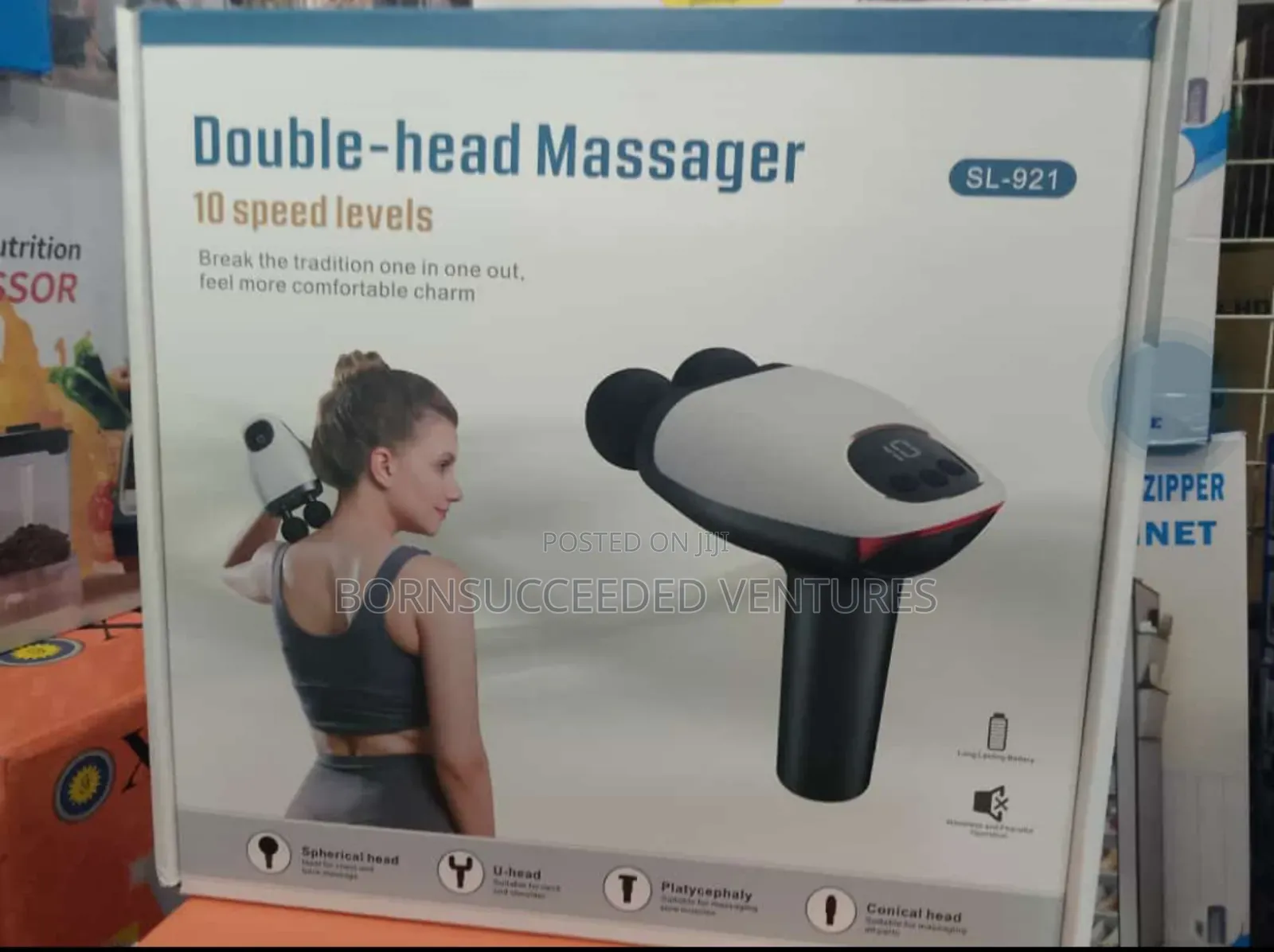 Double Headed Massager Gun