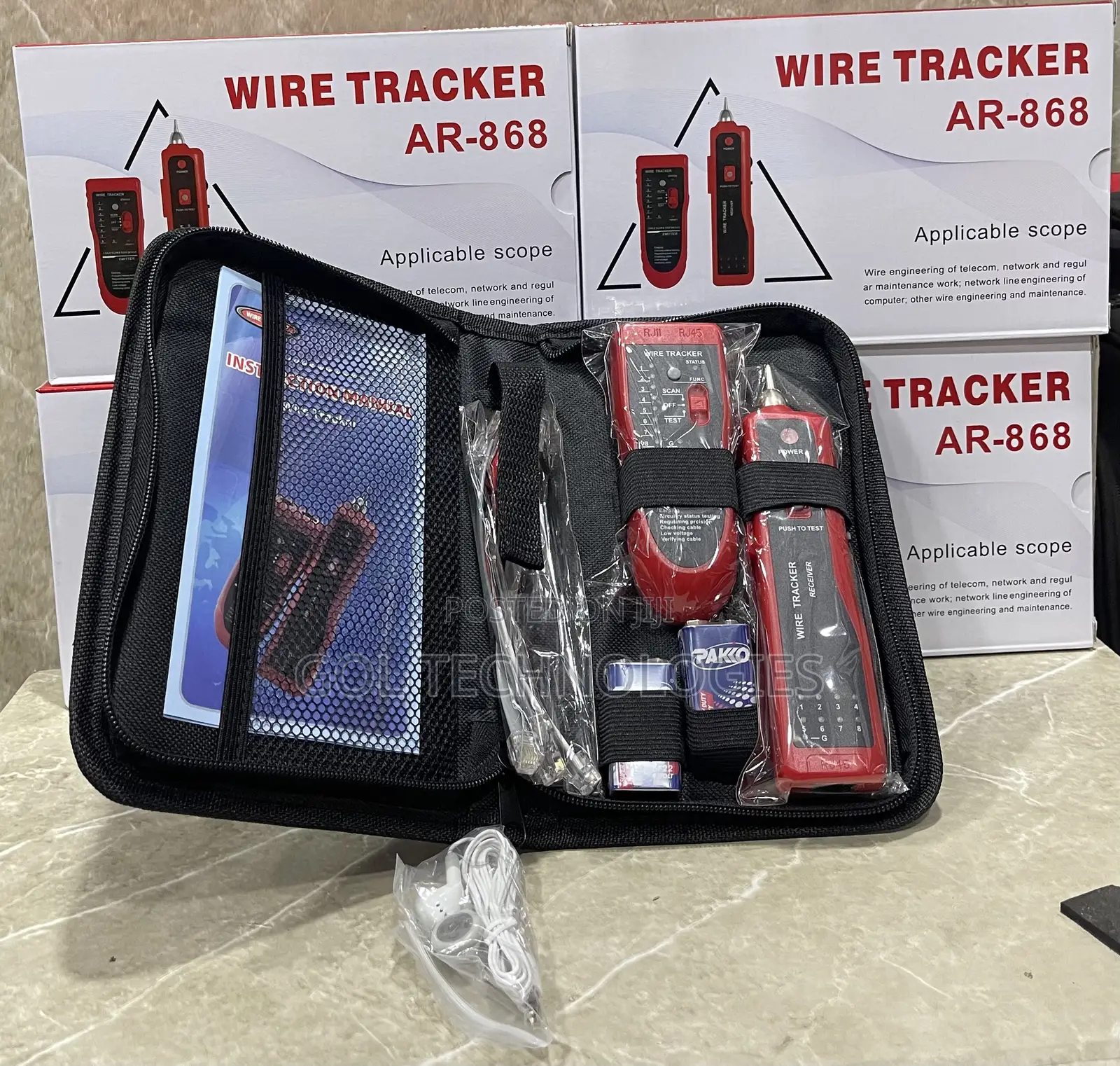 Wire Tracker Or Wire Tracer Ar-868 Network Cable Tester