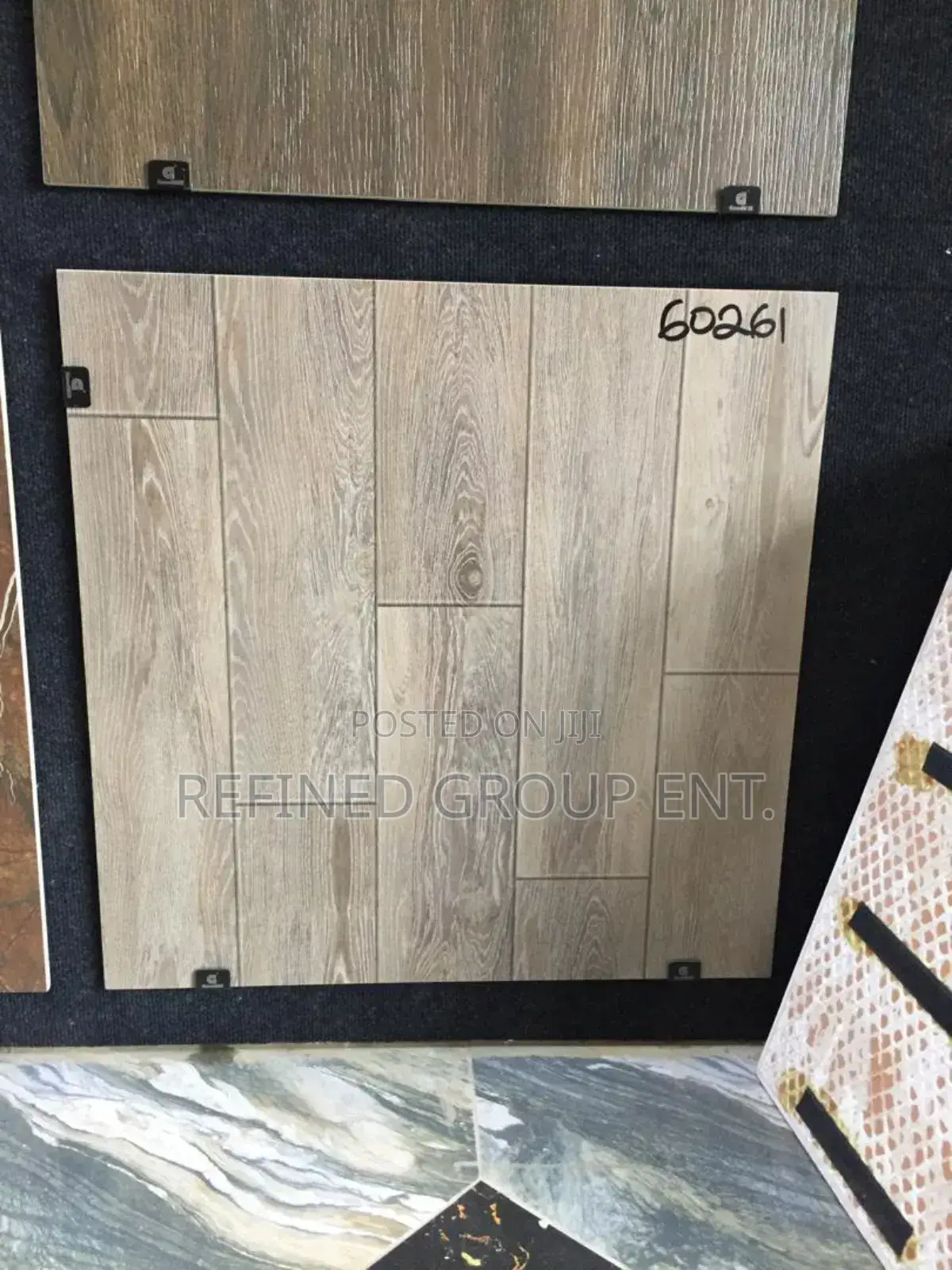 60/60. Unpolished Ghana Tiles.