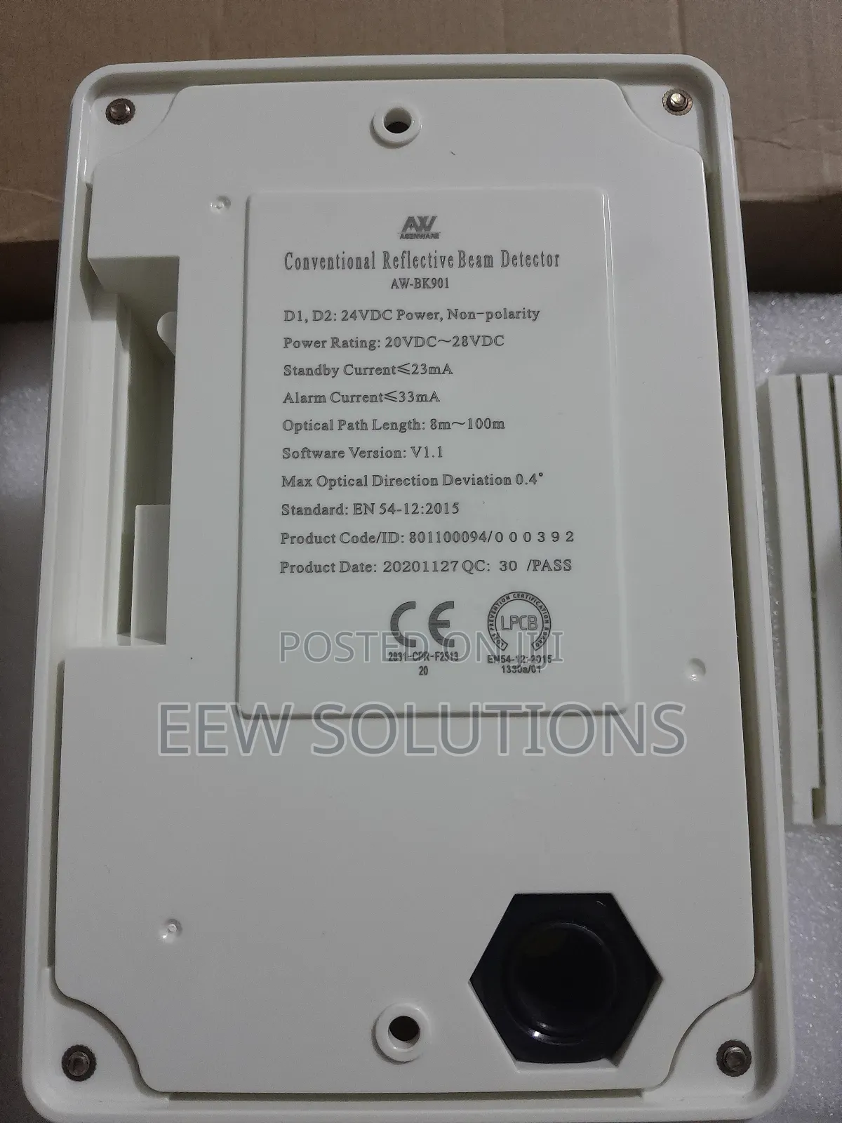 Conventional Reflective Beam Smoke Detector (Asenware Brand)