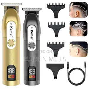 High Grade Kemei KM-1760 Cordless Beard Trimmer Machine