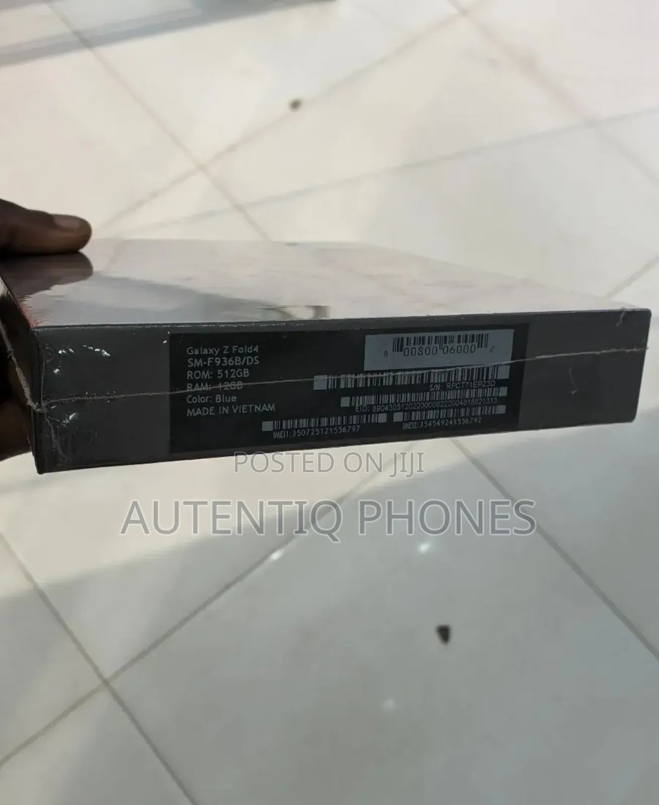 New Samsung Galaxy Z Fold4 256 GB Black
