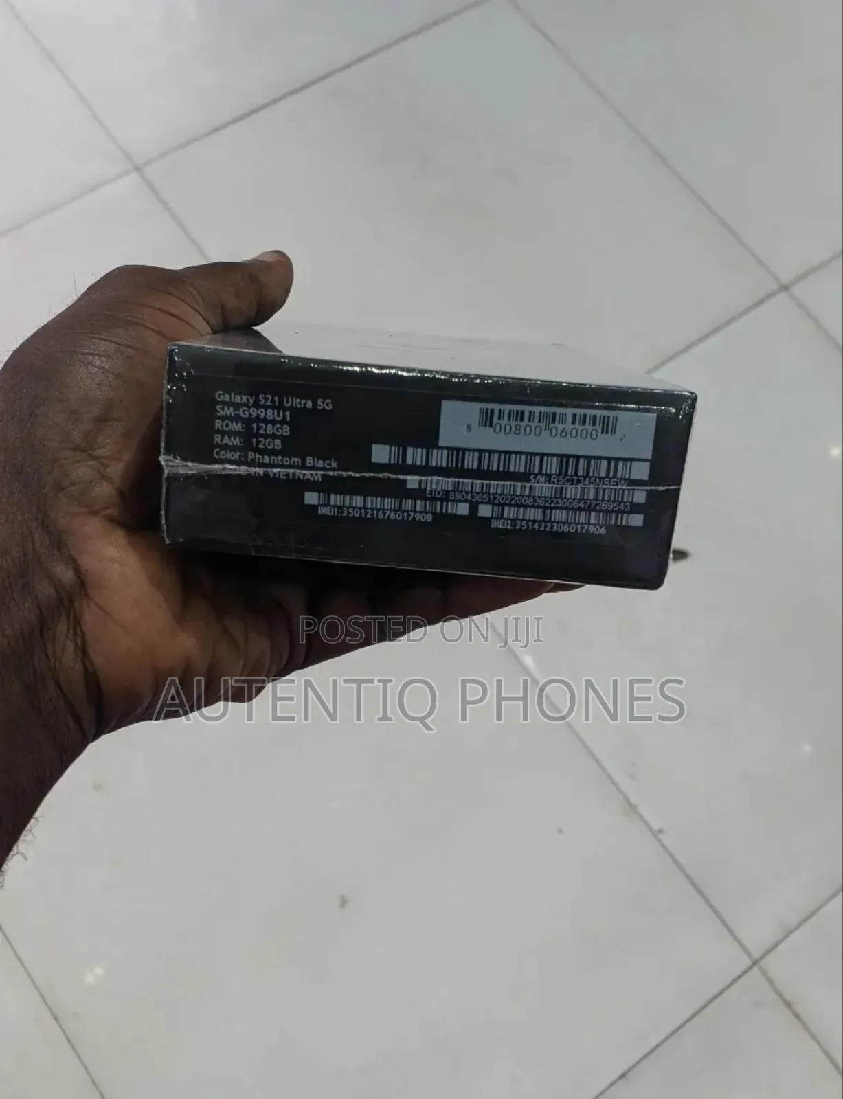 New Samsung Galaxy S21 Ultra 5G 128 GB Black
