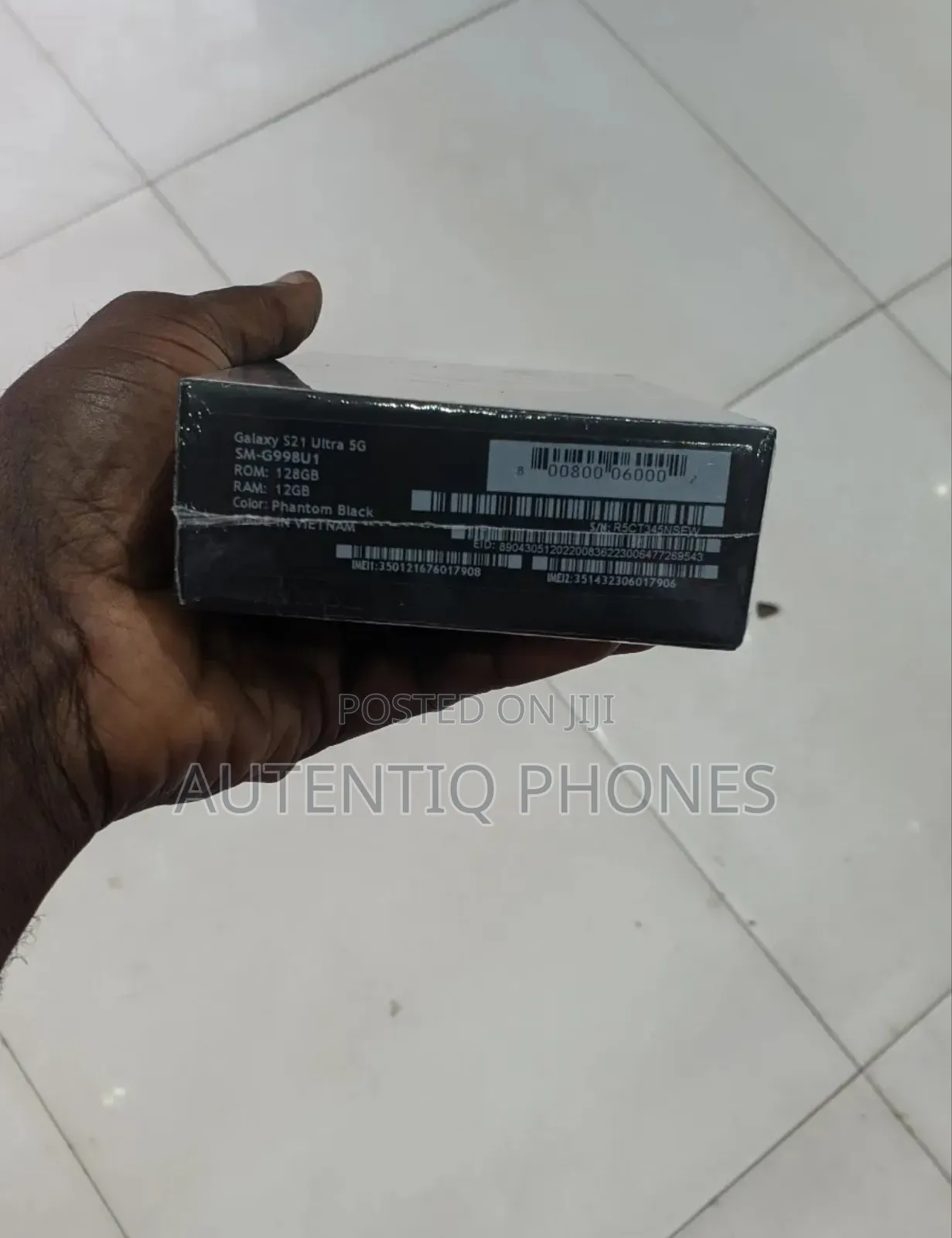 New Samsung Galaxy S21 Ultra 5G 128 GB Black