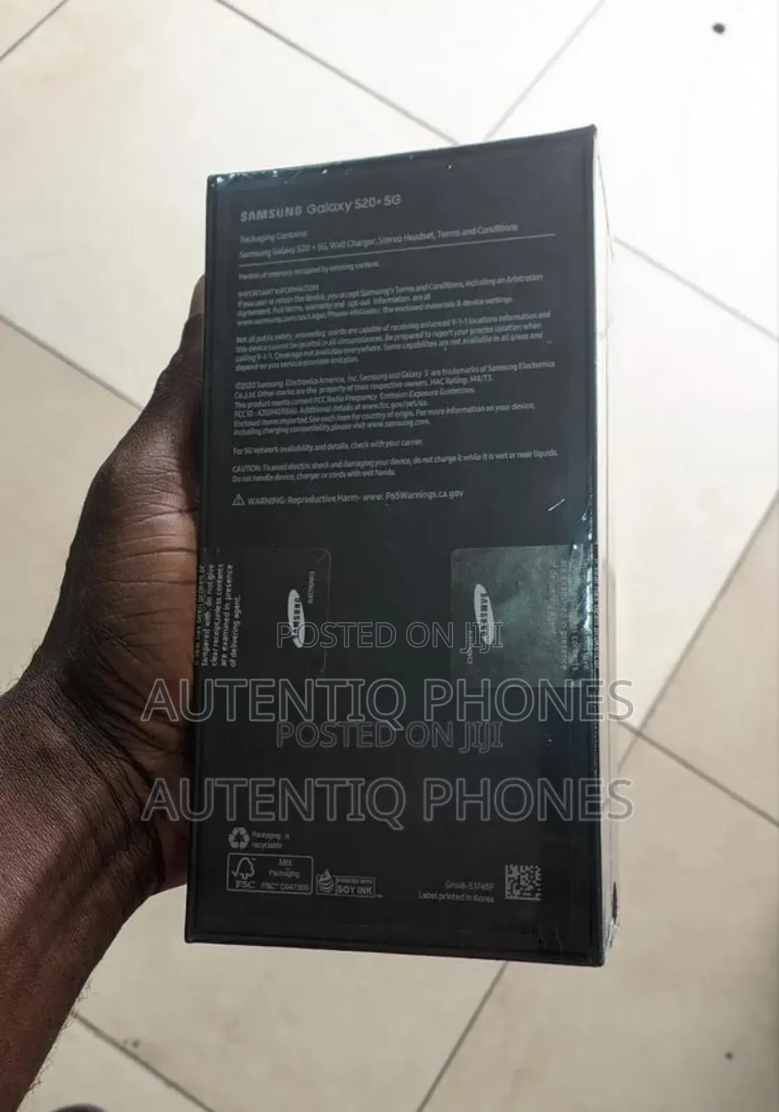 New Samsung Galaxy S20+ 5G 128 GB Blue