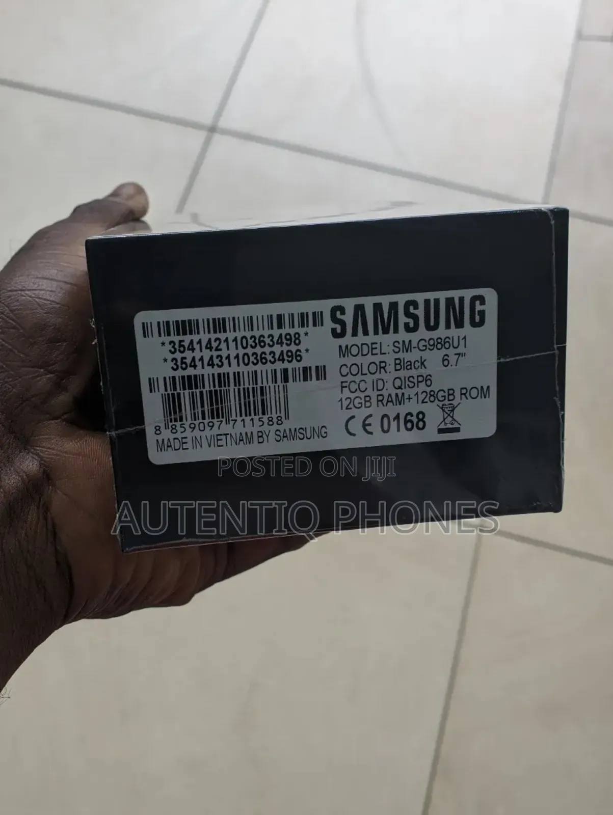 New Samsung Galaxy S20+ 128 GB Black