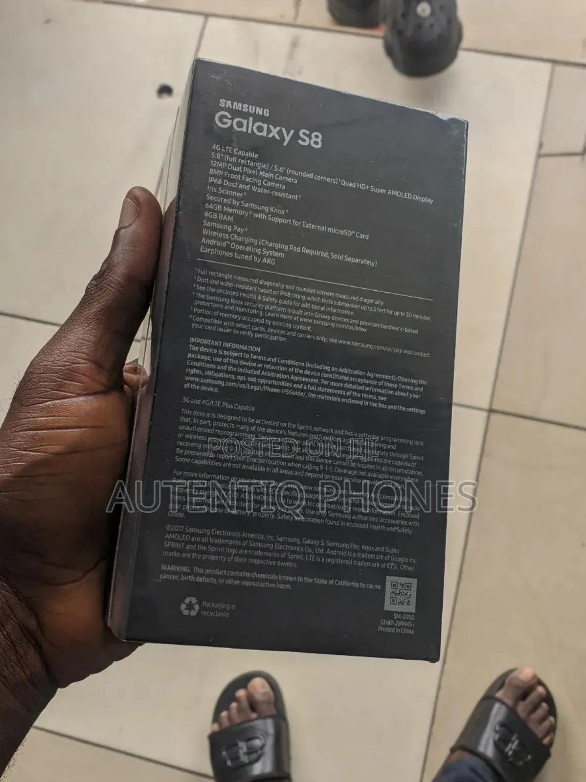 New Samsung Galaxy S8 64 GB Black