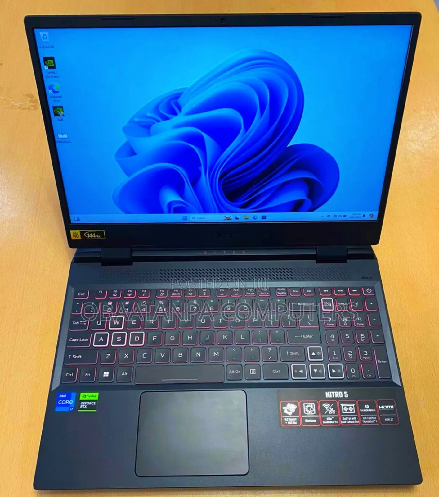 Laptop Acer Nitro 5 16GB Intel Core I7 SSD 512GB