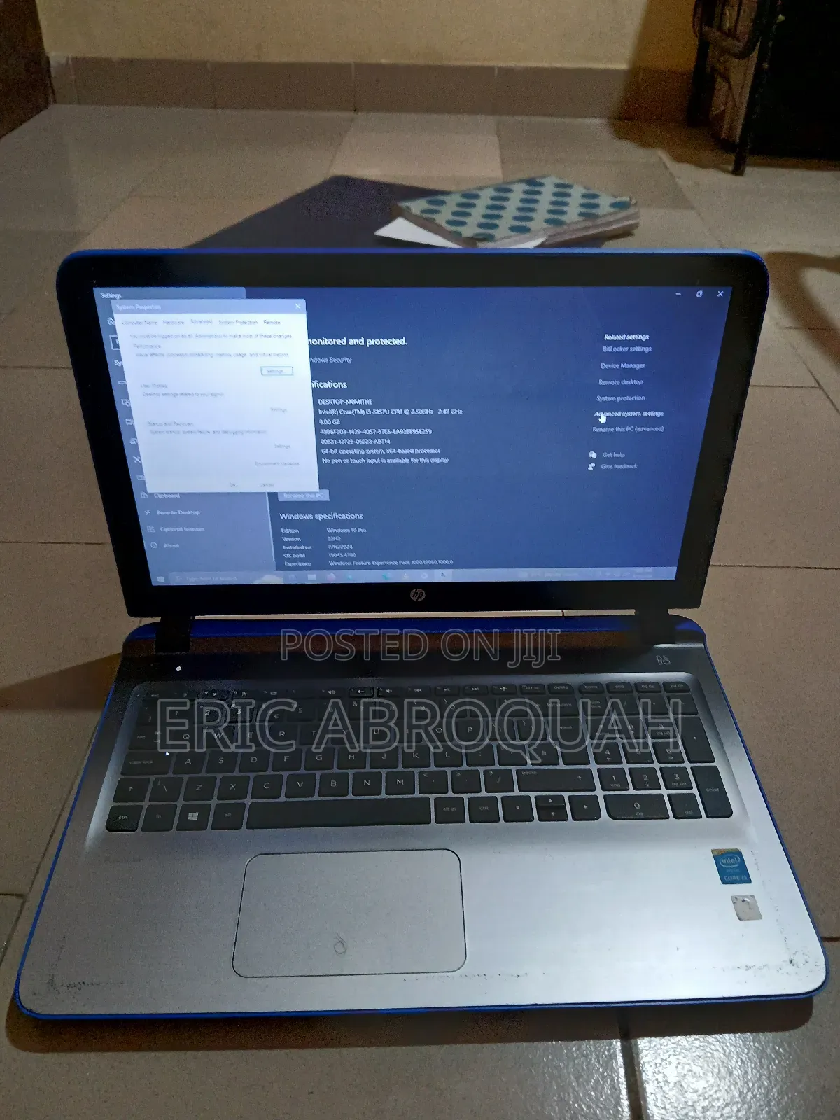 Laptop HP Pavilion G7 8GB Intel Core i3 HDD 750GB