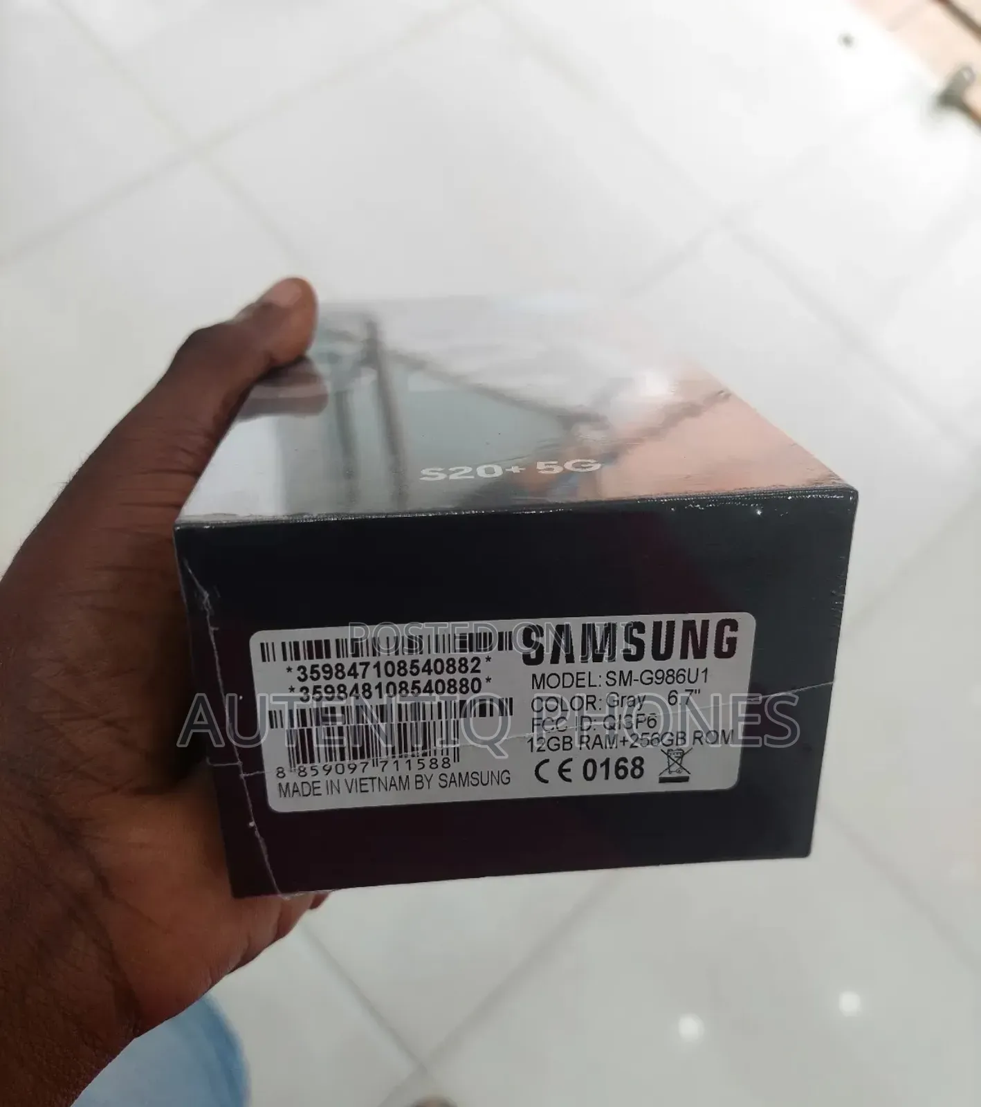 New Samsung Galaxy S20+ 5G 128 GB Black
