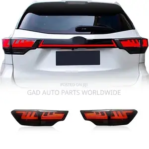 Toyota Highlander Tail Light With Chrome Led 2015-2019