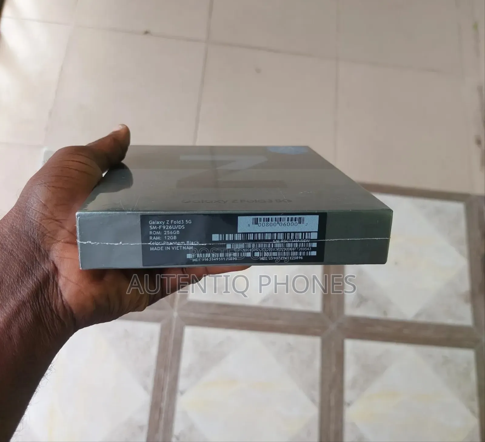 New Samsung Galaxy Z Fold3 5G 256 GB Black
