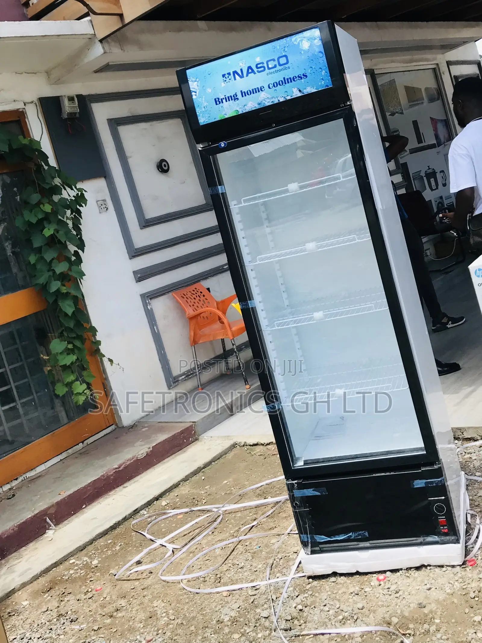 Grab New Display Singledoor Glass Nas-Fl400-1dr Fridge