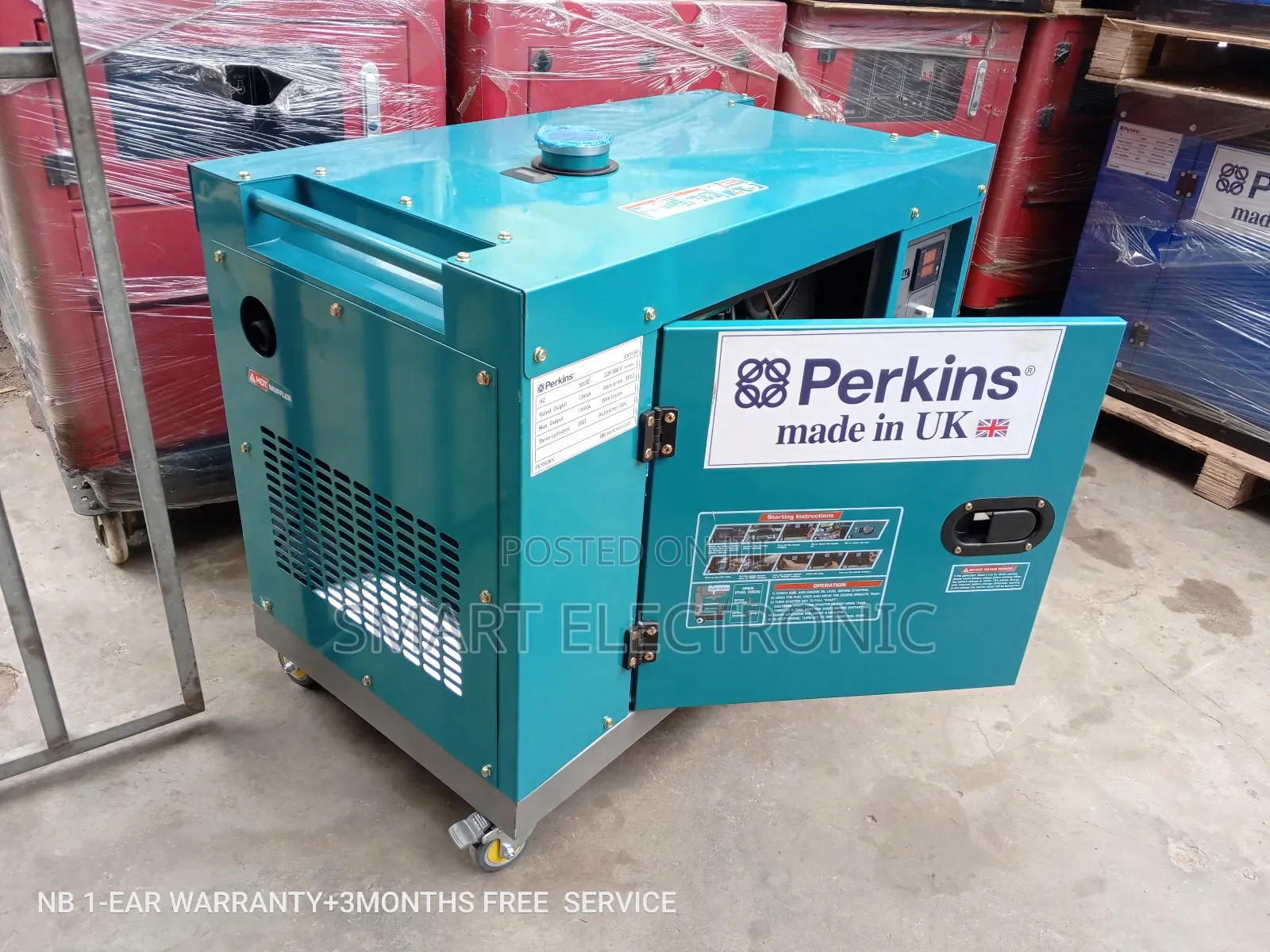 Unique Generator Silent Diesel Perkins Generator 15kw 16500W