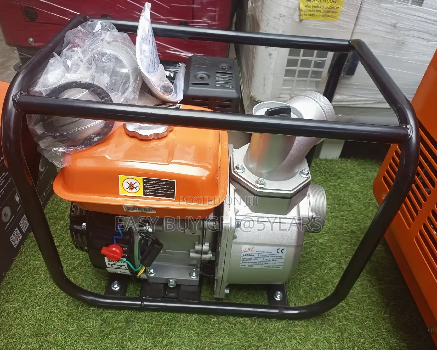 Gasoline Engine Water Pump 6.5hp, High Pressure Water Pump