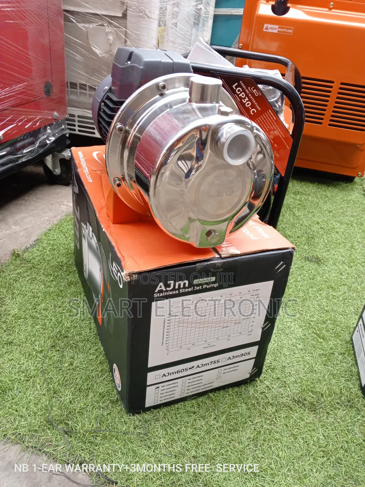 Brand New Leo Water Pump- 1.0hp- Stainless Water Pump-Jet