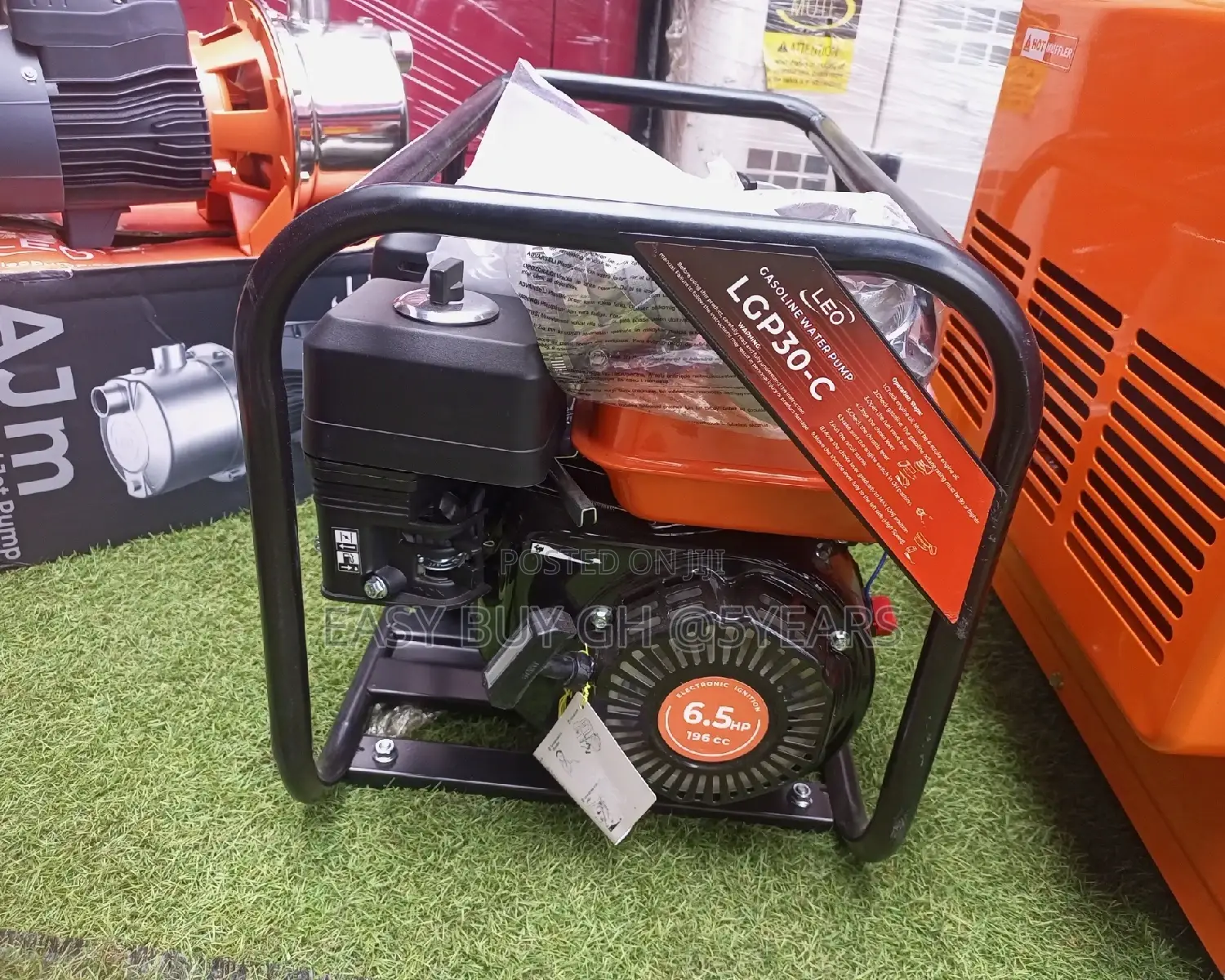 6.5hp Leo Water Pump 30mm High Pressure Water Pump Supply.