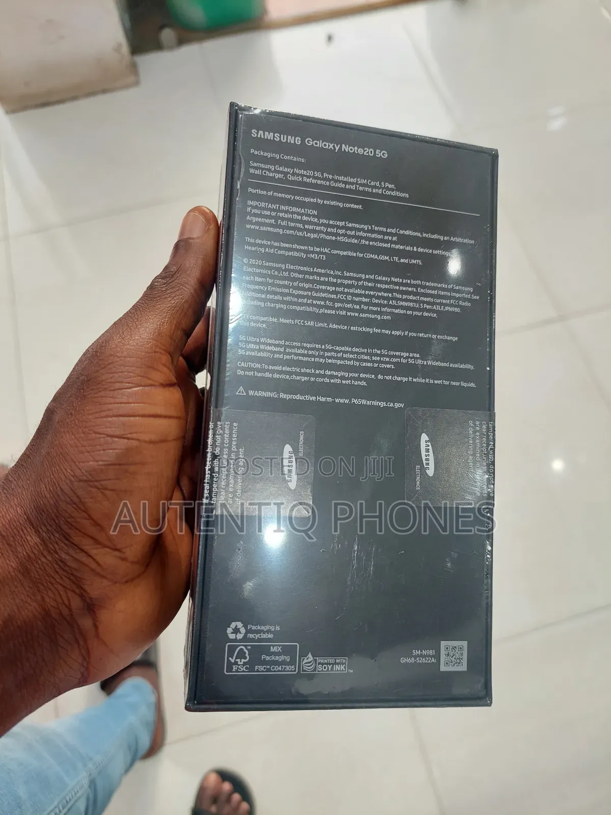 New Samsung Galaxy Note 20 5G 128 GB Gold