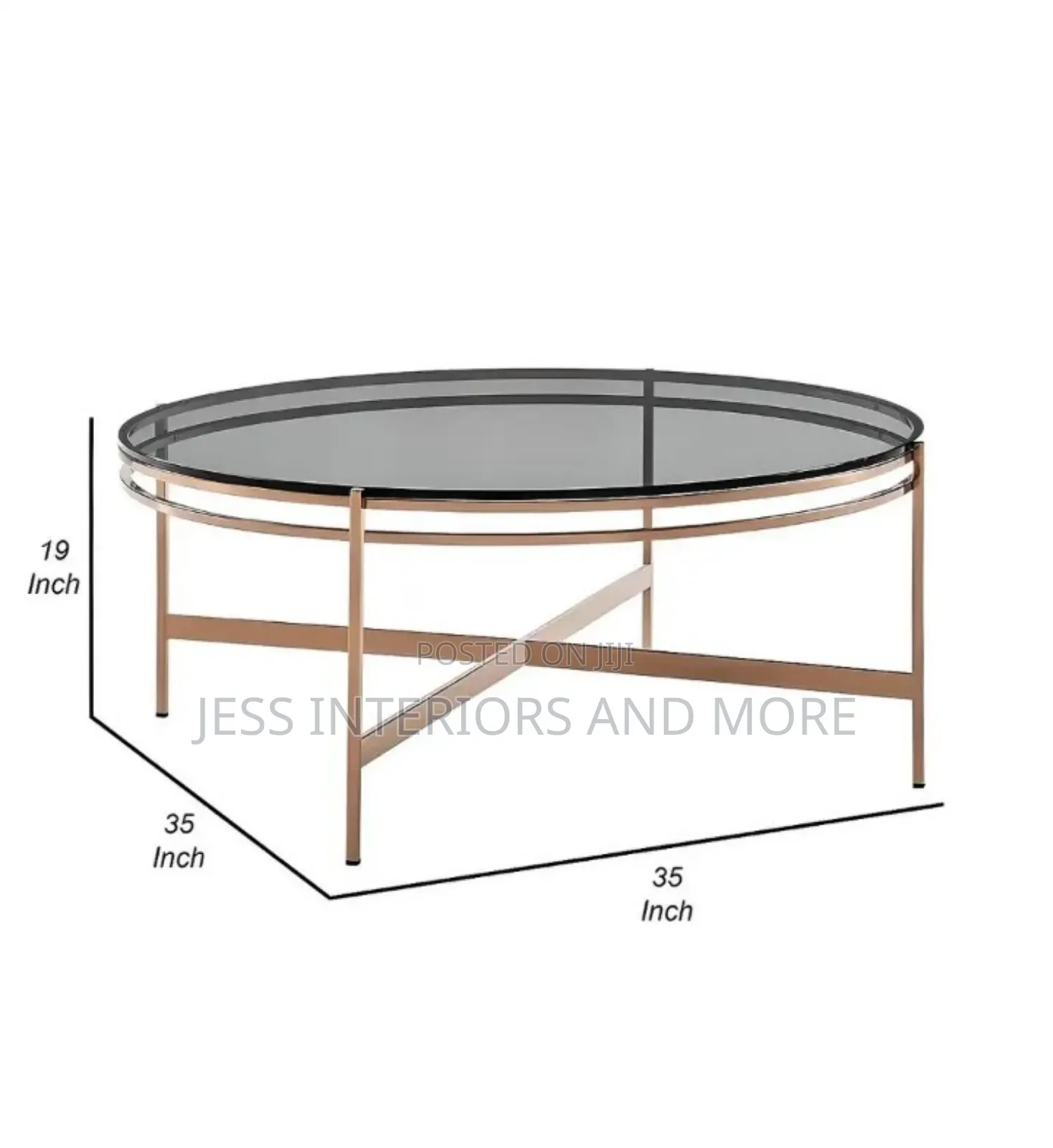 Smoked Glass Center Table