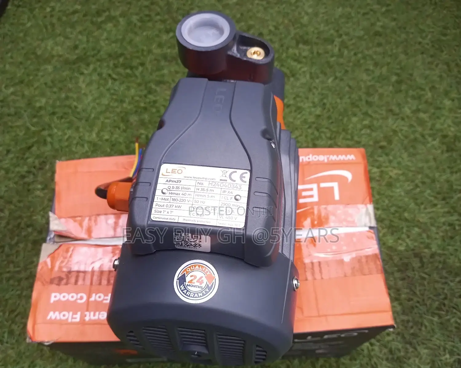 Gasoline Engine Water Pump Supply 1.5hp Peripheral Waterpump