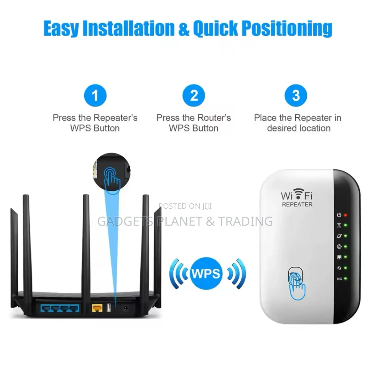 Router WIFI Repeater Range Extender Signal Amplifier 300mbps