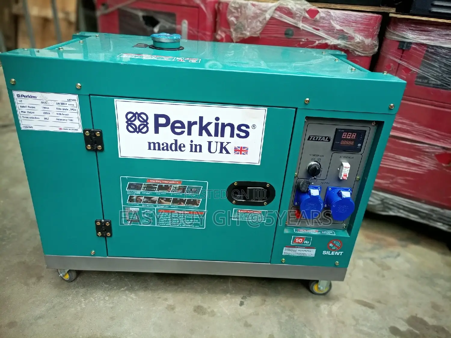 High Pressure Perkins UK Made Generator Keystart Generators.
