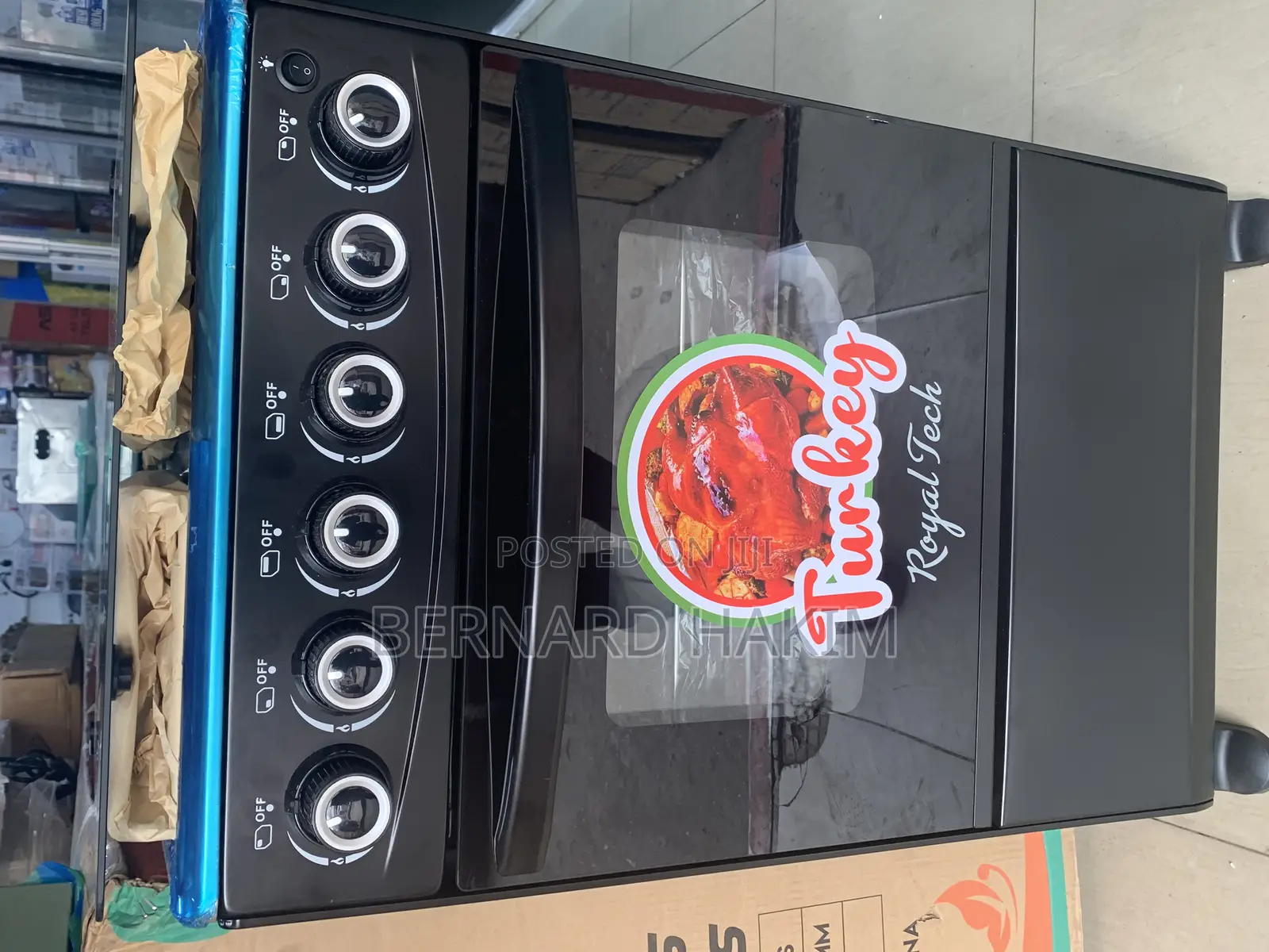 Royal Tech Gas Cooker 50*50 With Grill and Oven