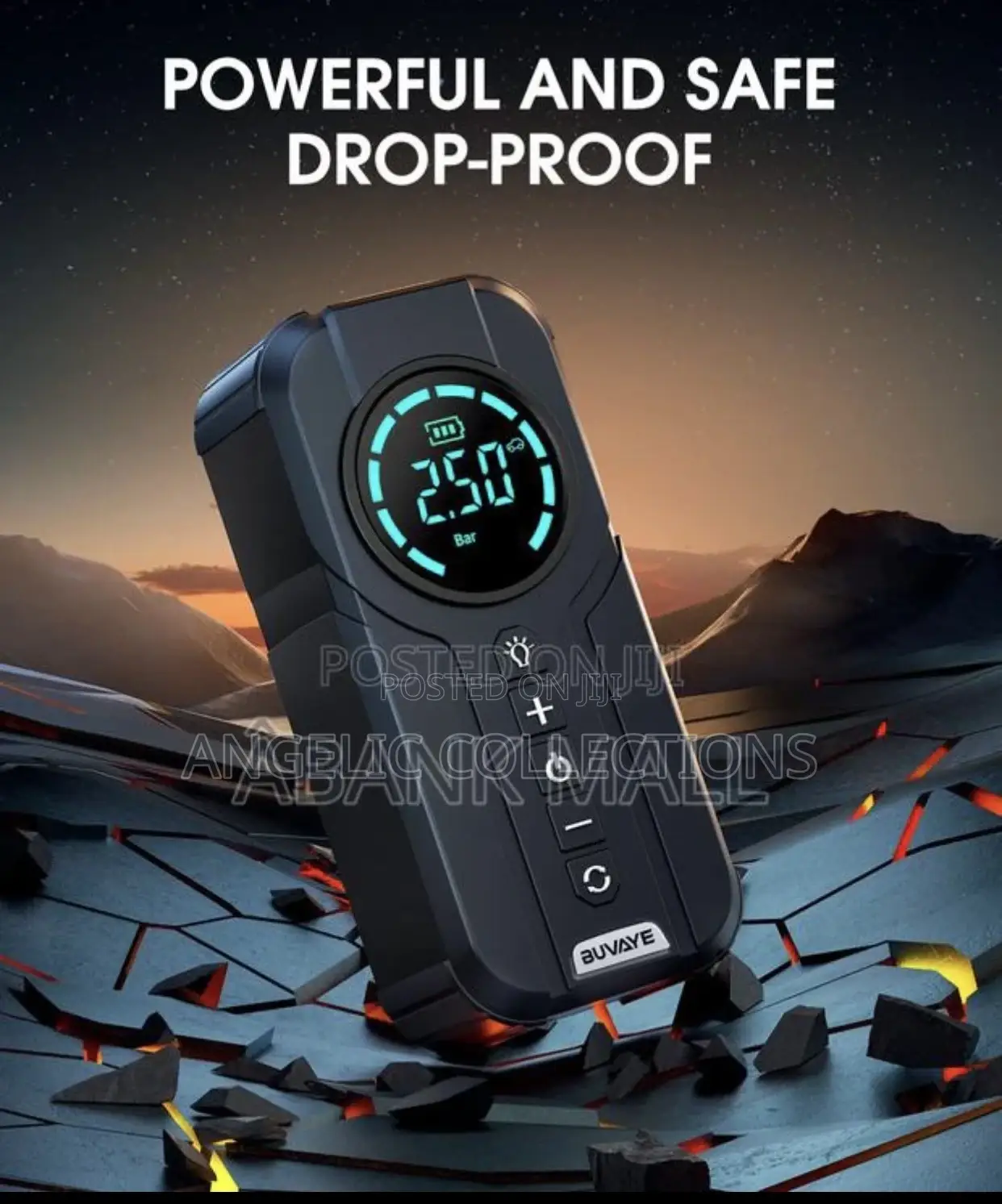 Car Jump Starter With Air Pump and Usd Charger Support