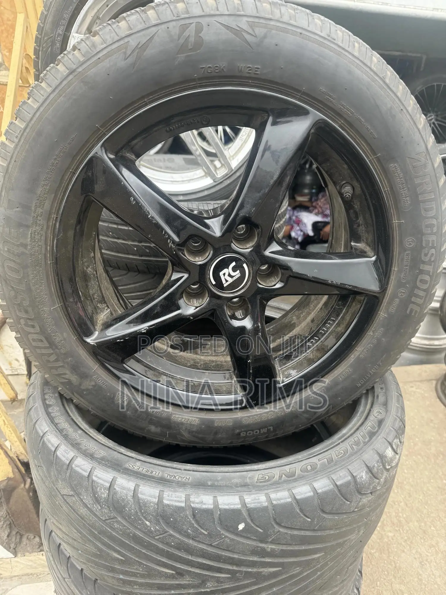 Home Used All Black Rims