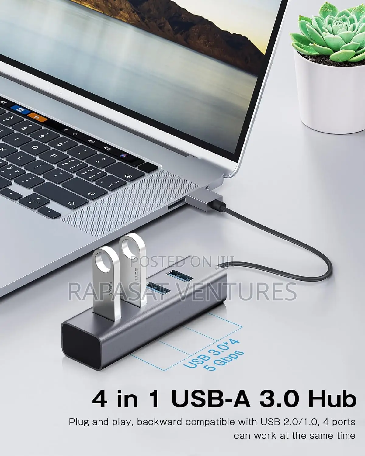 4 Port USB 3.0 High Speed Hub
